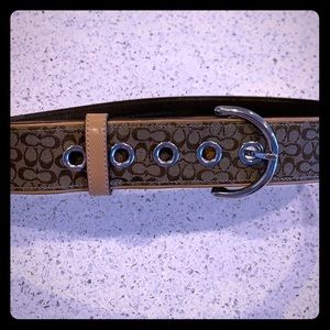 Coach Tan Belt, Size Small